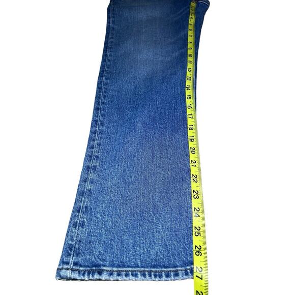 Madewell Women’s Size 24 The Curvy ‘90s Straight Crop Jean In Hazeldell Wash - Picture 11 of 13